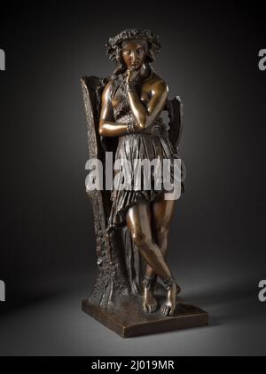 Velléda. Étienne Hippolyte Maindron (Frankreich, 1801-1884). Frankreich, 1839; Abguss 1844 (?). Skulptur. Bronze (Vittoz-Guss) Stockfoto