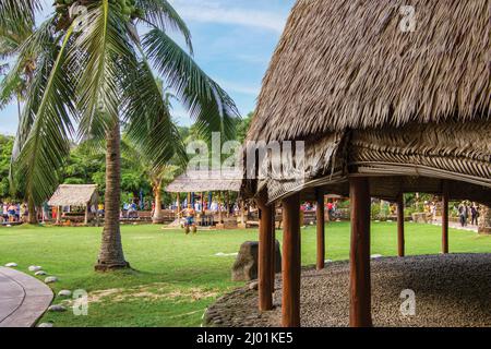 Polynesisches Kulturzentrum Stockfoto