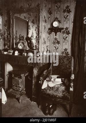 Paris Interior. Eugène Atget (Frankreich, 1857-1927). Frankreich, 1910. Fotos. Silber (goldfarben) Stockfoto