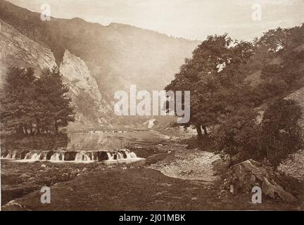 Eintritt Zu Dove Dale, Derbyshire (#37). George Bankart (England, gestorben 1903). England, um 1888, gedruckt 1888. Fotos. Tiefdruck Stockfoto