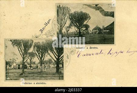 Guerra d'Eritrea 1885-1895 Stockfoto