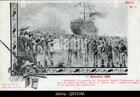 Guerra d'Eritrea 1885-1895 Stockfoto