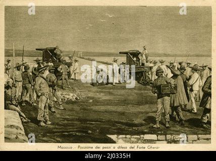 Guerra d'Eritrea 1885-1895 Stockfoto