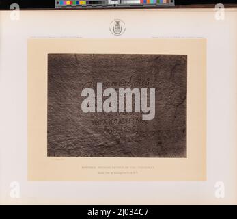 Historische spanische Aufzeichnung der Eroberung. William Abraham Bell (England, aktiv USA, 1841-1920)Timothy H. O'Sullivan (United States, New York, New York City, circa 1840 -1882). USA, 1871, gedruckt 1873. Fotos. Silberdruck mit Albumen Stockfoto