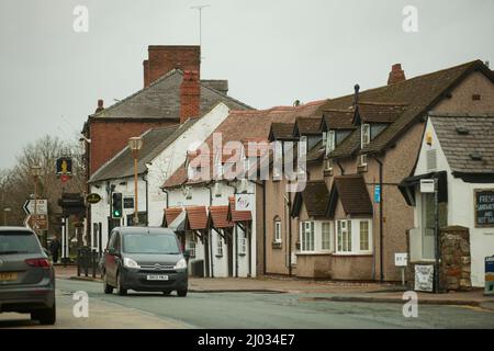 Chirk Stadt und Gemeinde in Wrexham County Borough, Wales Stockfoto