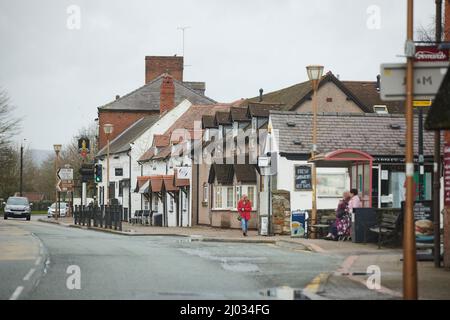 Chirk Stadt und Gemeinde in Wrexham County Borough, Wales Stockfoto