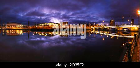 Laganside, Belfast, County Antrim, Nordirland Stockfoto