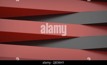 Template 4K Schwarz-Rot Hintergrund Textur 3D Illustration Rendering Stockfoto