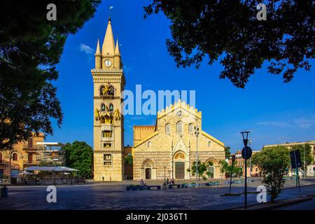 Kathedrale Basilika Santa Maria Assunta, Messina, Sizilien, Italien, Europa Stockfoto
