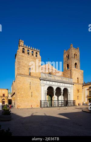 Kathedrale von Monreale, UNESCO-Weltkulturerbe, Monreale, Palermo, Sizilien, Italien, Europa Stockfoto