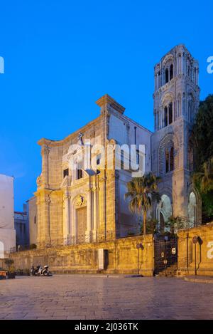Kirche von San Cataldo, UNESCO-Weltkulturerbe, Palermo, Sizilien, Italien, Europa Stockfoto