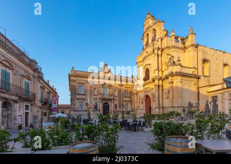 Kirche des heiligen Giuseppe, Ragusa Ibla, Val di Noto, UNESCO-Weltkulturerbe, Sizilien, Italien, Europa Stockfoto