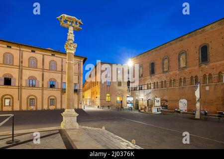 Santa Maria della Scala Museum, Siena, Toskana, Italien, Europa Stockfoto