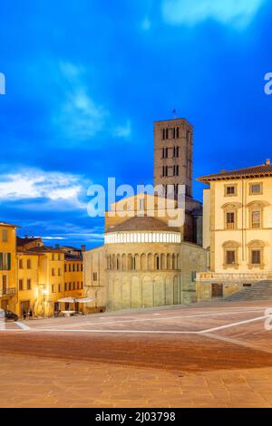 Piazza Grande, Arezzo, Umbrien, Italien, Europa Stockfoto