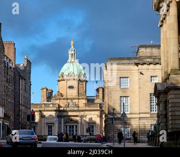 Museum on the Mound, ehemaliges Gebäude der Royal Bank of Scotland, Edinburgh, Schottland, Großbritannien Stockfoto