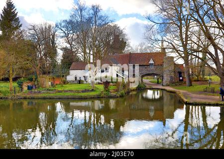 Fährt die Fähre Stockfoto