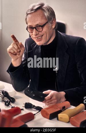 Dieter Rams Design-Direktor von Braun 1979 Stockfoto