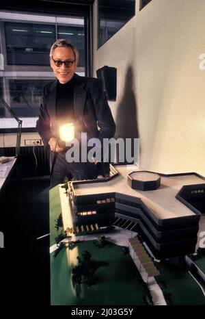 Dieter Rams Design-Direktor von Braun 1979 Stockfoto