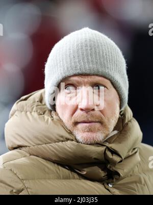 Matthias Sammer Fussball UEFA Championsleague FC Bayern München - RB Salzburg 7:1 Achtelfinale RŸckspiel Saison 2021 / 2022 8.3.2022 © diebilderwelt / Alamy Stock Stockfoto