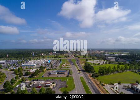 Malbis, Alabama, divergierender Diamantaustausch Stockfoto