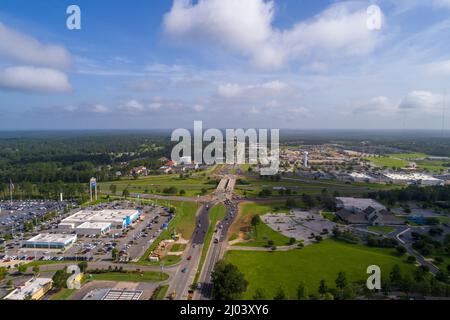 Malbis, Alabama, divergierender Diamantaustausch Stockfoto