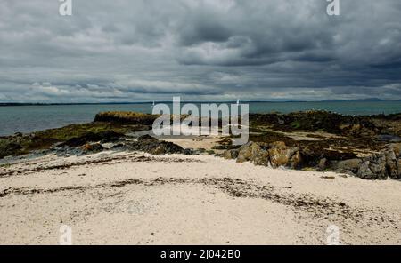 Strand in Skerries, kleiner Fischerort am Meer in Fingal, Irland Stockfoto