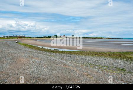 Skerries, Irland- Blick auf den Strand in der Stadt Skerries, Grafschaft Dublin, Irland Stockfoto