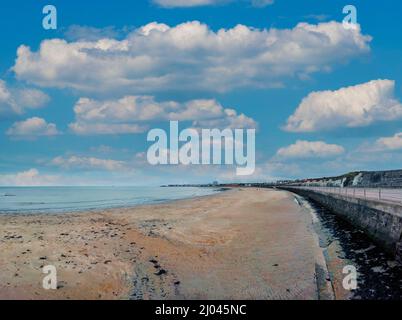 Westbrook Bay, Sands, Strand, Promenade, Westbrook, Margate, Thanet, England Stockfoto