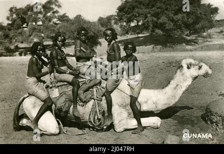 Afrika - Occupazione italiana dell'Eritrea e dell'Etiopia Stockfoto