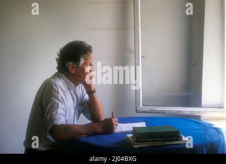 Gruppenkapitän Peter Townsend zu Hause in Frankreich 1981 Stockfoto