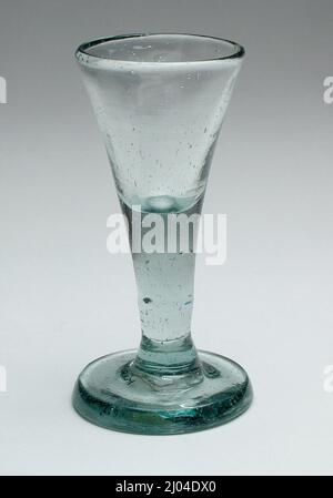 Weinglas. Usa, 1775-1825. Einrichtung; Servicezubehör. Glas Stockfoto