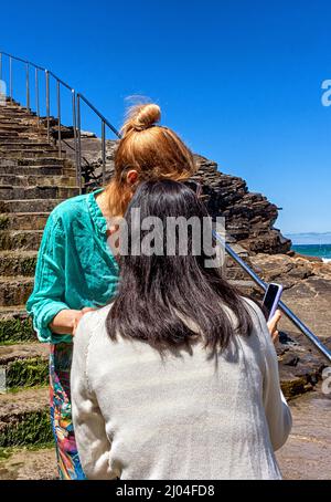 Tranquilidad en el mar Stockfoto