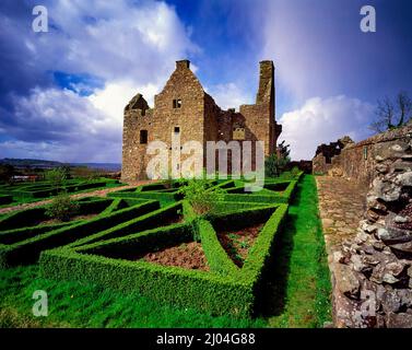 Tully Castle, Lower lough Erne, County Fermanagh, Nordirland, Stockfoto