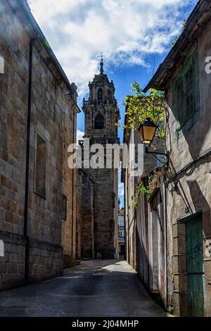 Catedral Basílica de la Virgen de la Asunción en Mondoñedo, Lugo, Galicien, España Stockfoto