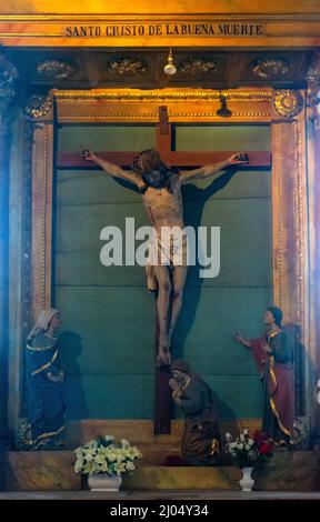 Cristo de la Buena Muerte, Catedral de Mondoñedo, Lugo, Galicien, España Stockfoto