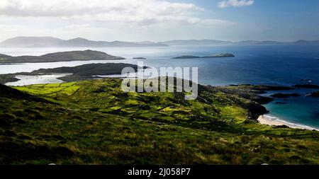 Derrynane Bay, Ring of Kerry, County Kerry, Irland Stockfoto