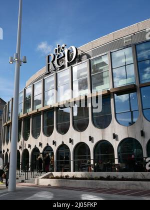 Birmingham Repertory Theatre, am Centenary Square in Birmingham, England. Stockfoto