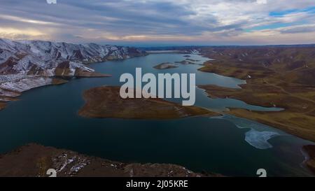 Azat-Stausee in der Ararat-Region, Armenien Stockfoto