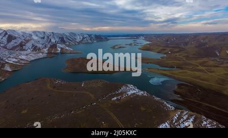 Azat-Stausee in der Ararat-Region, Armenien Stockfoto