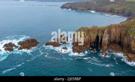 Land's End & Aberdine Port Stockfoto