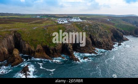 Land's End & Aberdine Port Stockfoto