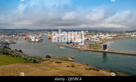 Land's End & Aberdine Port Stockfoto