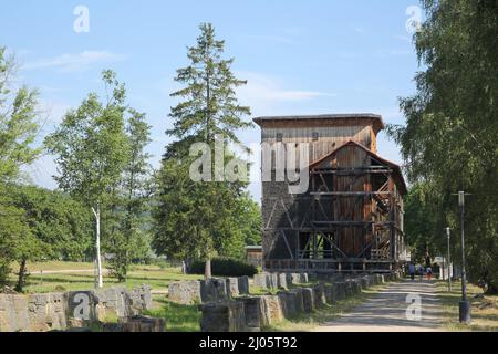 Gradierturm in Bad Kissingen, Bayern, Deutschland Stockfoto