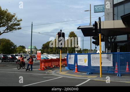 CHRISTCHURCH, NEUSEELAND, 1. MÄRZ 2022: Eine verwaltete Isolationseinrichtung (MIQ) in Christchurch. Stockfoto