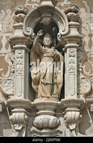 Kirche von Sant Martí in Sant Celoni in der Region Vàlles Orientalische Provinz Barcelona,Katalonien,Spanien Stockfoto