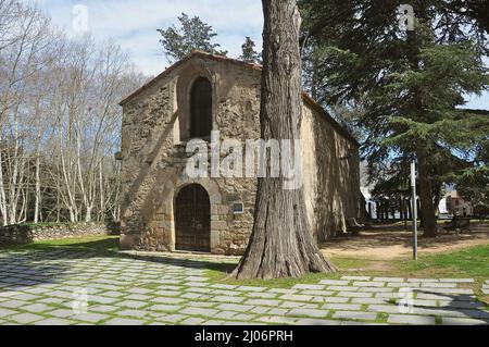 Kirche Sant Martí in Pertegàs in Sant Celoni in der Region Vàlles Orientalische Provinz Barcelona,Katalonien,Spanien Stockfoto