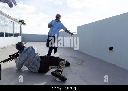 MEL GIBSON in PANAMA (2022), Regie: MARK NEVELDINE. Kredit: Yale Productions / Album Stockfoto