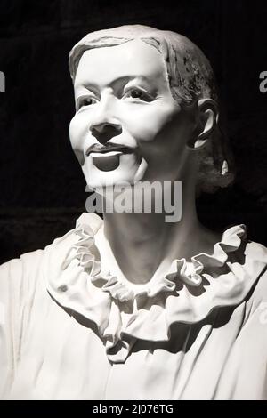 Büste von Mary Slessor, schottischer presbyterianischer Missionar, in der Wallace Monument Hall of Fame Stockfoto