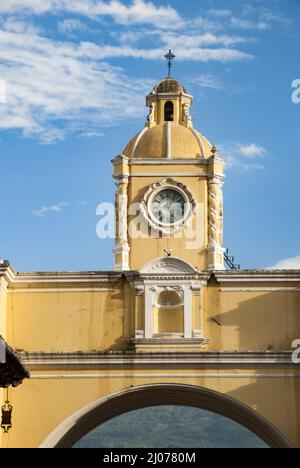 Bogen des Klosters von Santa Catalina begann seinen Bau im Jahr 1693, barocke Architektur Stockfoto