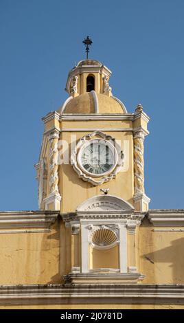 Bogen des Klosters von Santa Catalina begann seinen Bau im Jahr 1693, barocke Architektur Stockfoto